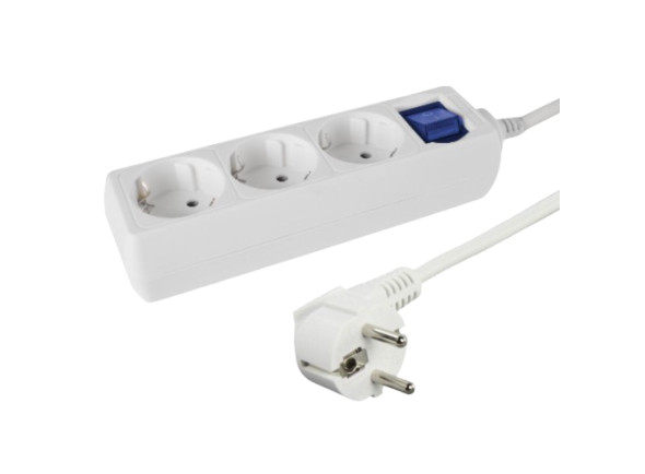 Solera Extensão Elétrica 3x Schuko C/ Interruptor 5m Solera Extensão Elétrica 3x Schuko C/ Interruptor 5m